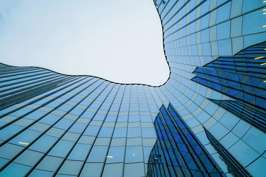 office buildings windows glass architecture facad